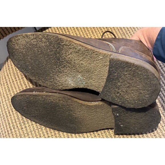 Johnston & Murphy Chukka Boots Brown Leather Men's Size 13 M Sheep Skin 25-1870 - Picture 5 of 7